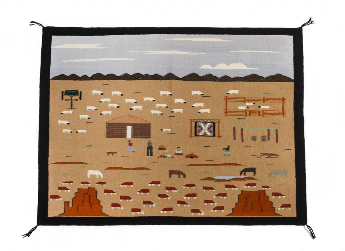 Pictorial Rug, ca. 1970s