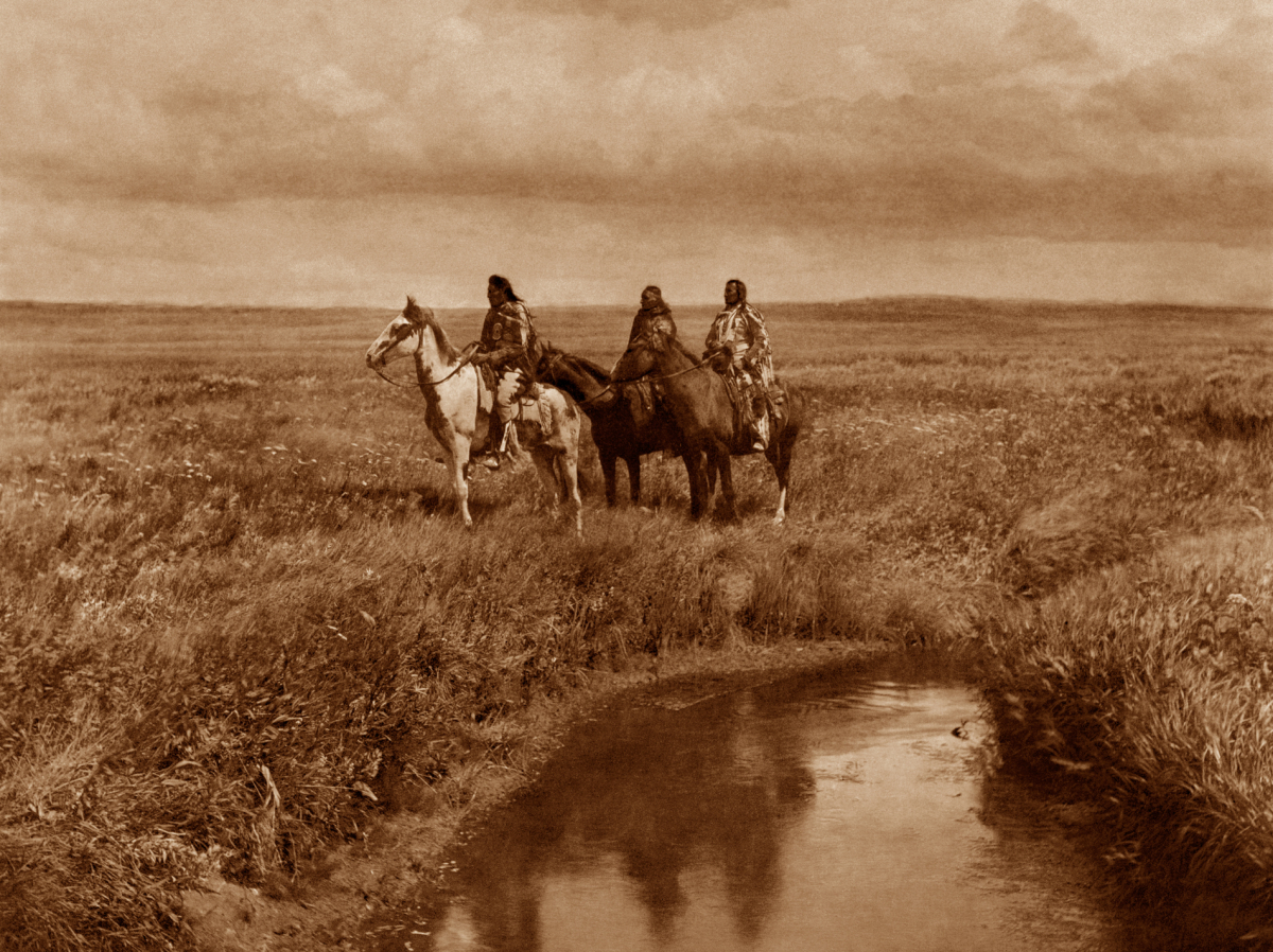 ARCHIVAL PRINTS –The Three Chiefs - Piegan, 1900