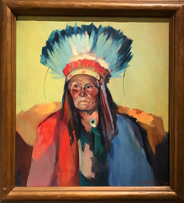 Portrait of Indian Chief, 1929