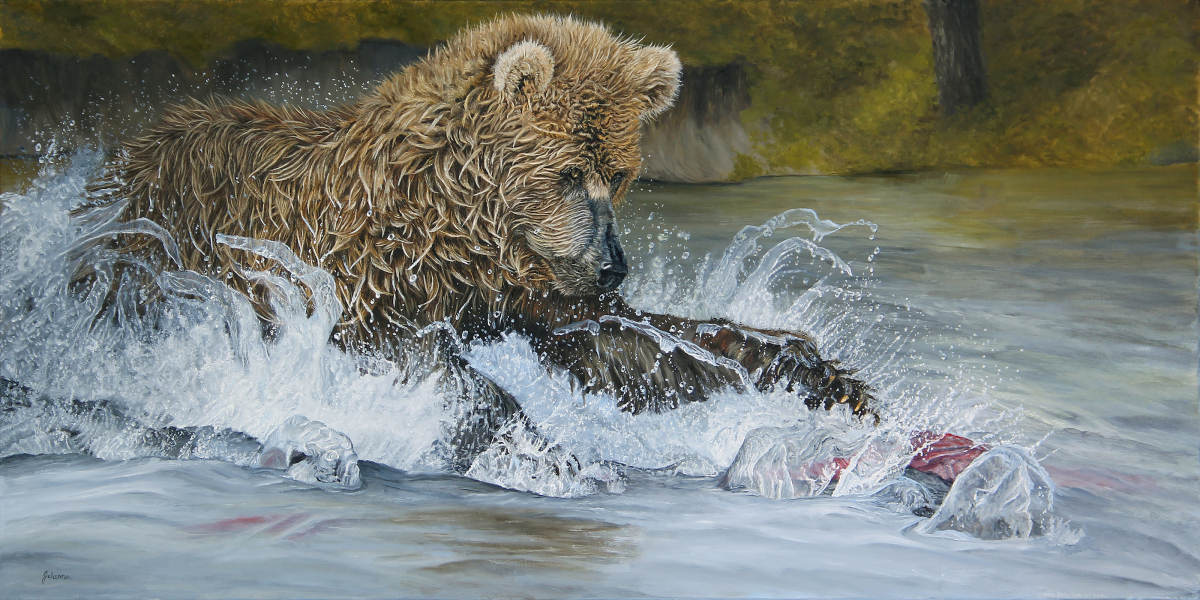 Salmon Run - Brown Bear