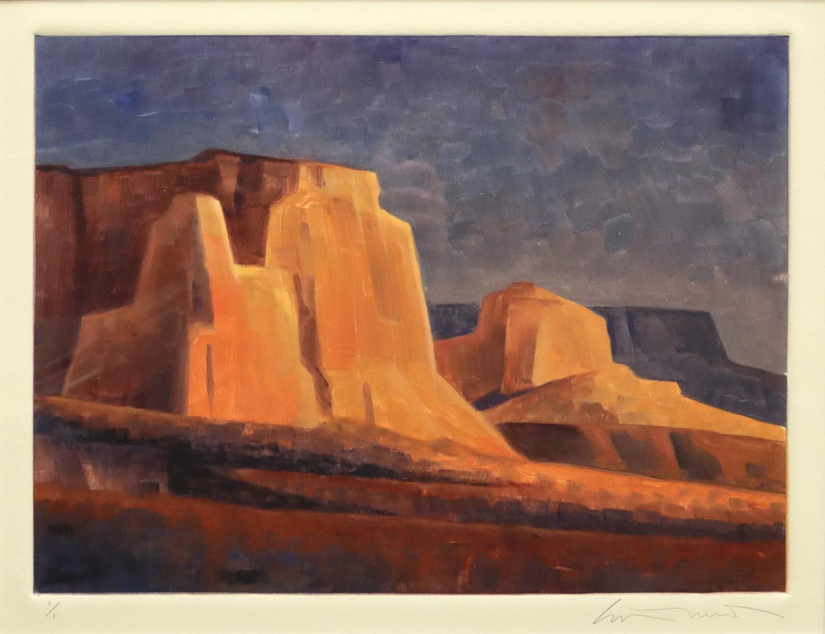 Rusted Monument (Monotype)