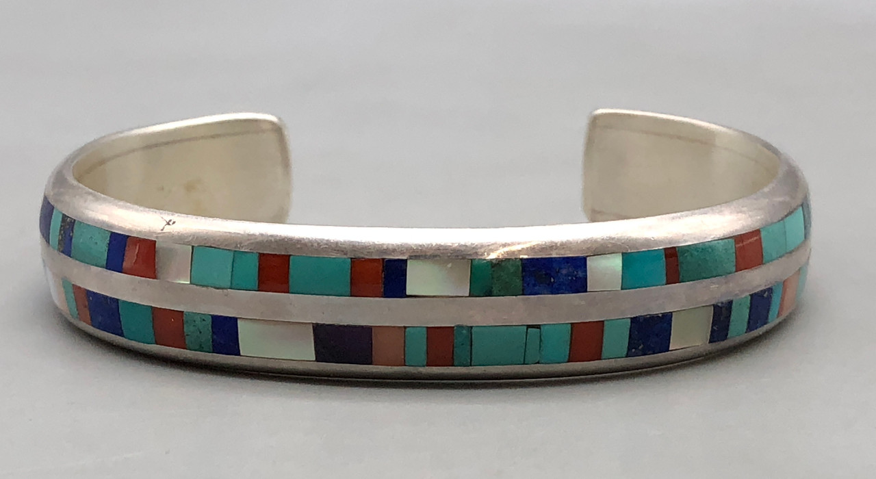 Multi-Stone Zuni inlay Bracelet - Banteah