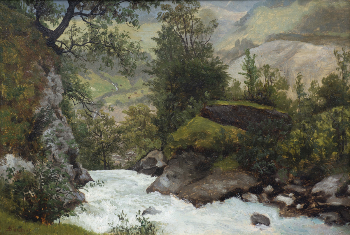 Above the Falls  circa 1872