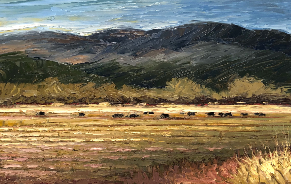 Pasture with Cattle at Taos Pueblo